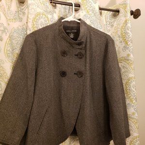 Larry Levine Stretch Cropped Jacket Size 16